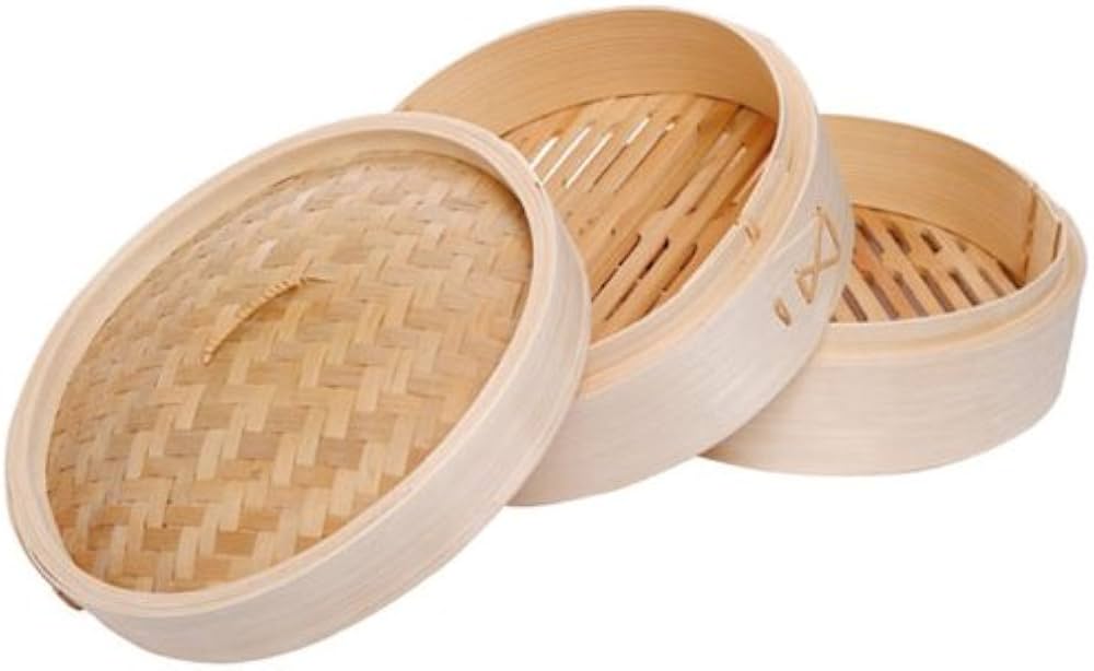 étuveur bambou 3pces 12" (30cm)