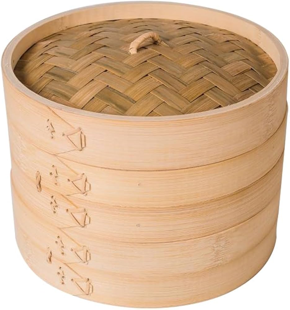 étuveur bambou 3pces 12" (30cm)