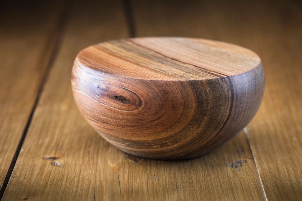 bloc arrondi en Noyer ou Frêne Ø15 - H7cm