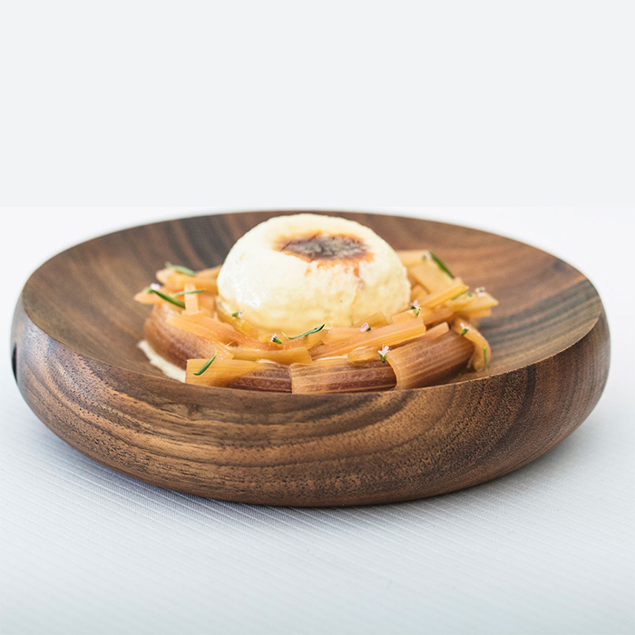 assiette parfaite en Noyer ou Frêne Ø16 - H4cm