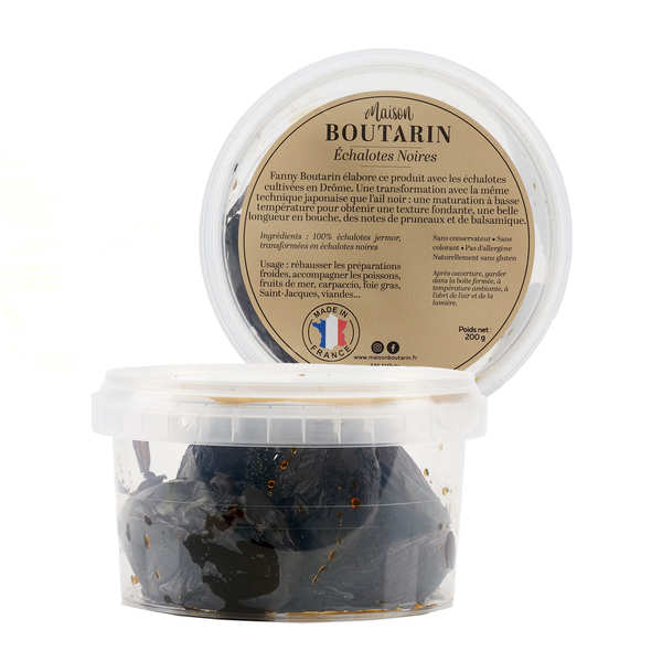 échalote noire confite pot 200g