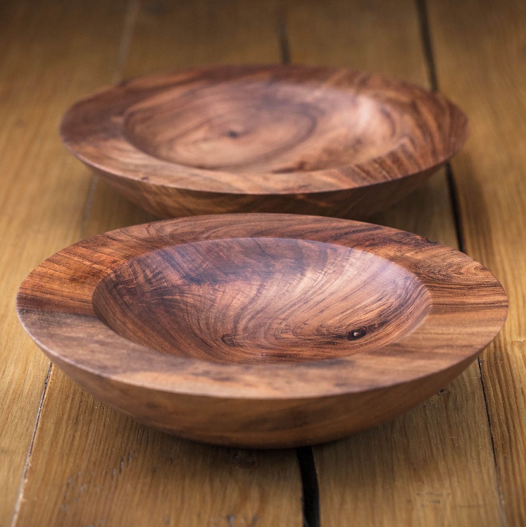 bol dense en Noyer ou Frêne Ø20 - H6cm