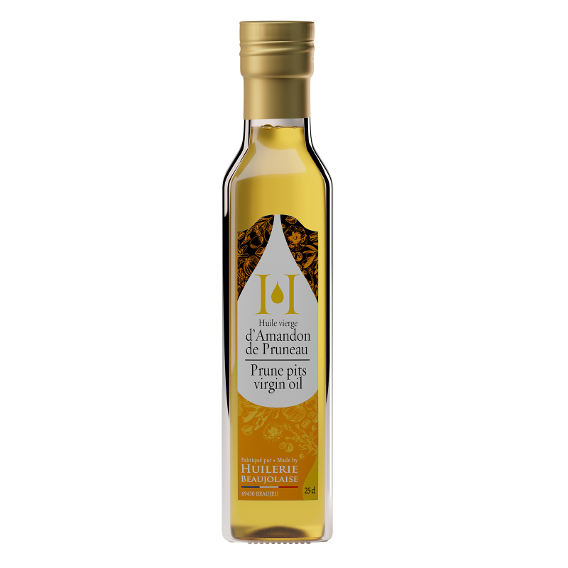 huile vierge d'amandons de pruneaux 25cl HB
