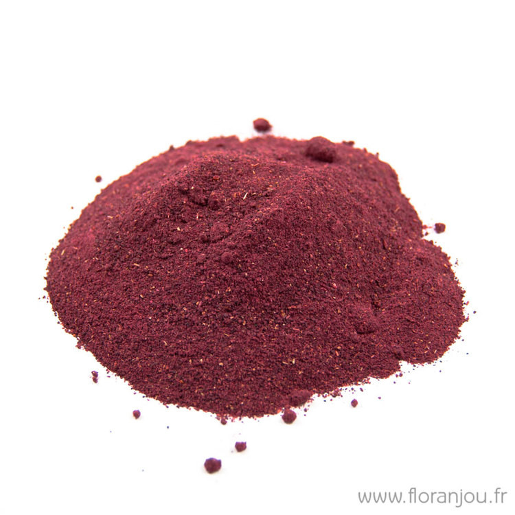 fleurs de karkadé hibiscus en poudre 1kg