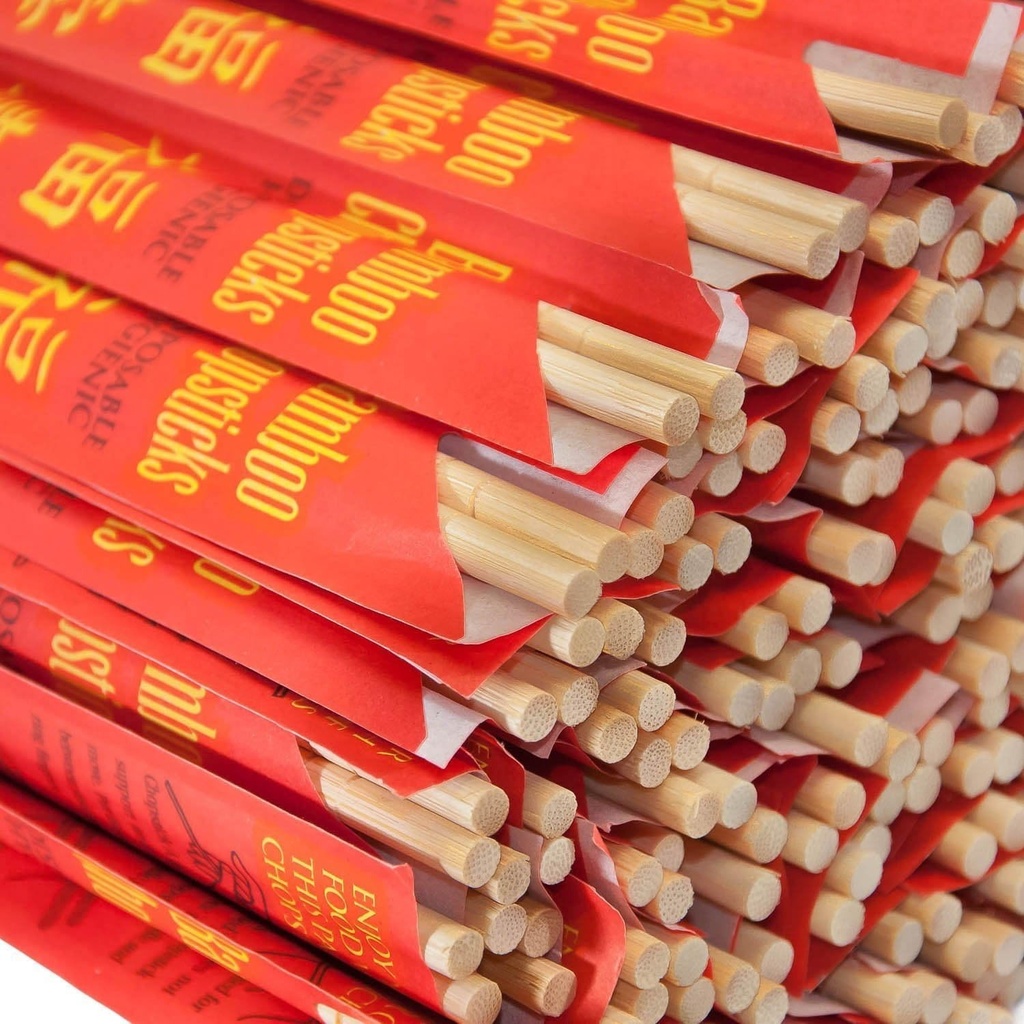 baguettes chinoises en bois (100 paires)