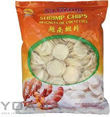 chips de crevette 1kg blanches unfried