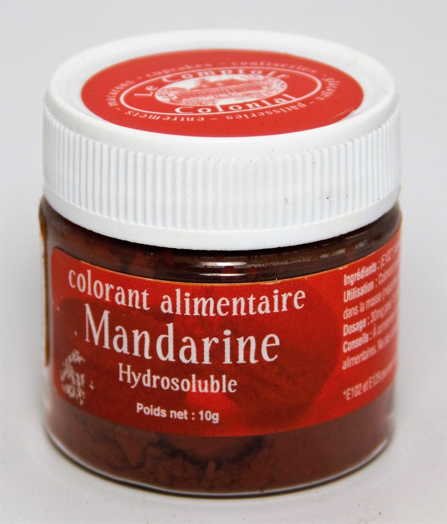 colorant hydrosoluble mandarine 10g
