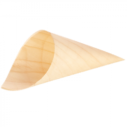 cornet bois Ø5 x H9cm