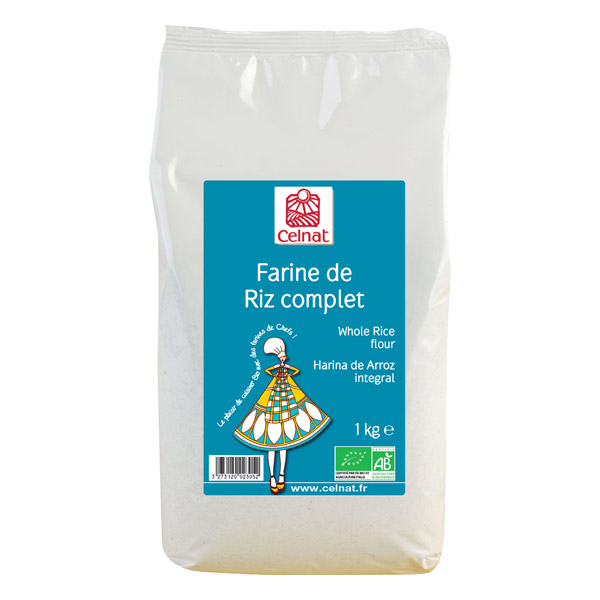 farine de riz complet bio 500g