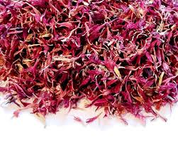 fleurs de bleuet rouge pétales 1kg