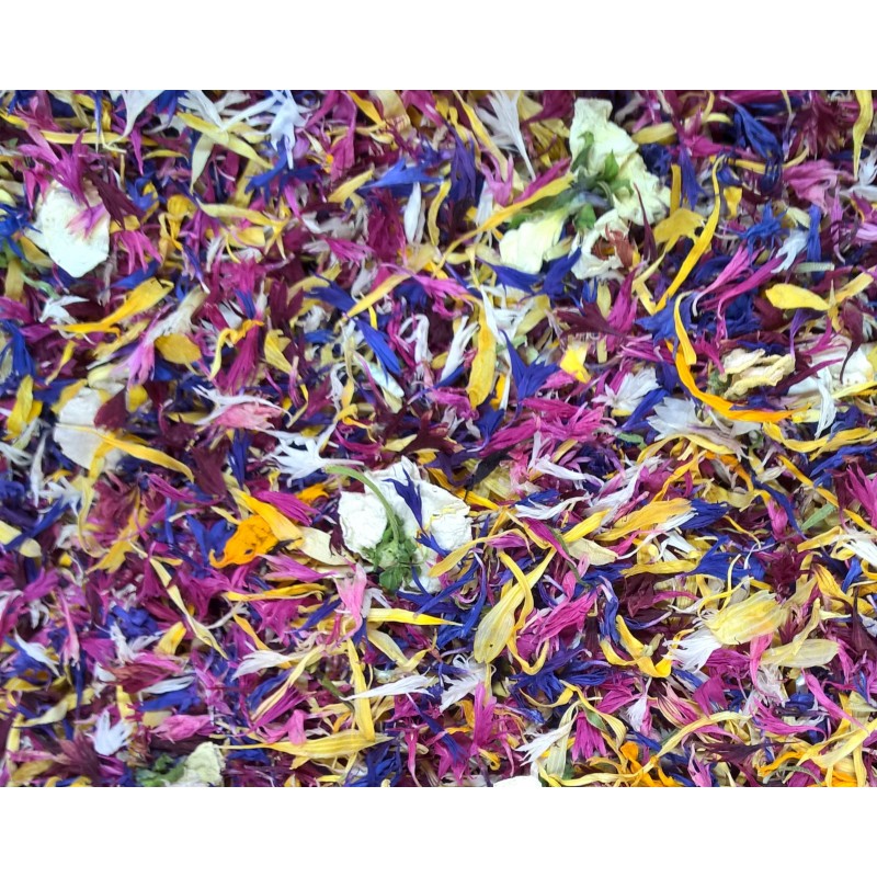 fleurs mélangées pour salade bio 100g