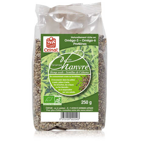 graines de chanvre bio 250g Celnat