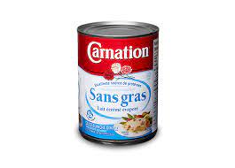 lait condensé liquide non sucré 410g