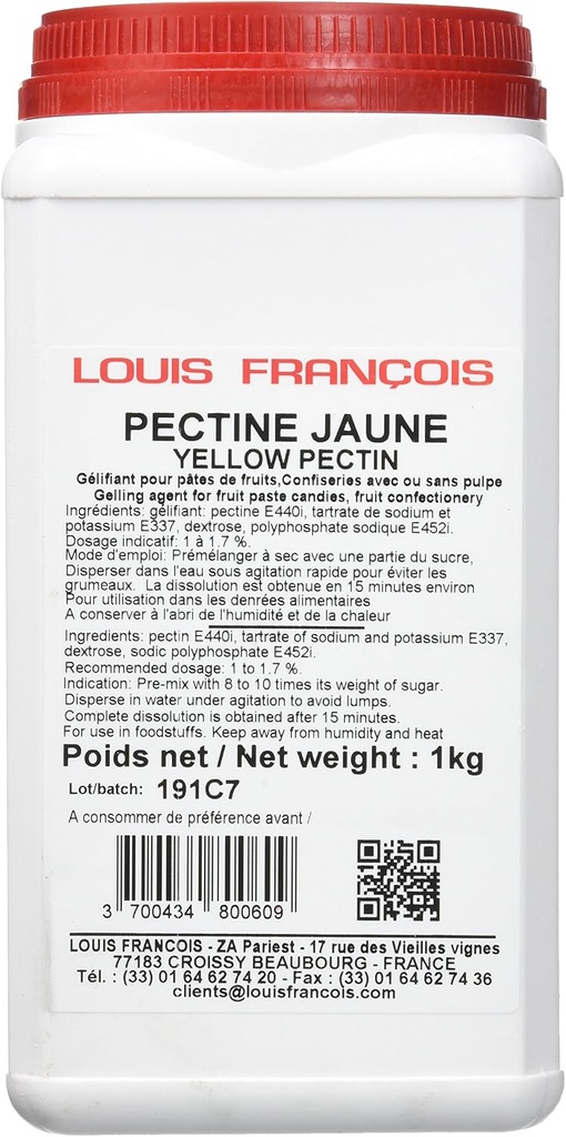pectine jaune E440 1kg