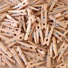 pince à linge bois 3cm (250pc)