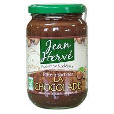pâte à tartiner chocolade /s lait bio 350g JH