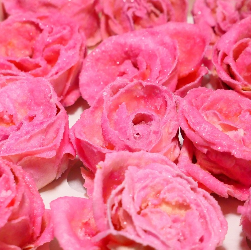 rose fleur cristalisée (1mm) 1kg