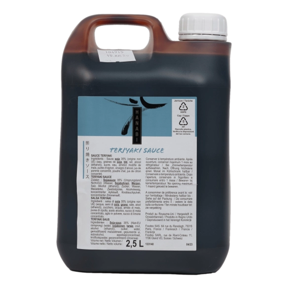 sauce teriyaki 2.5l