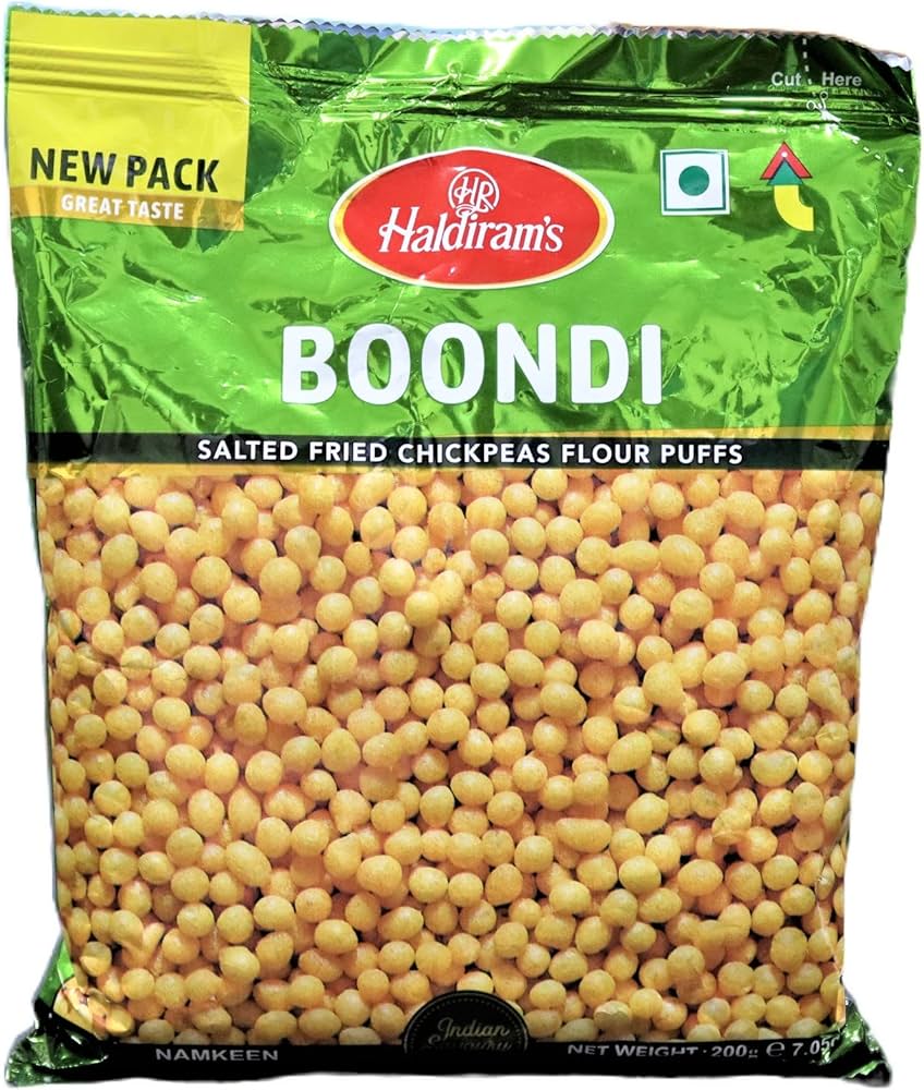 snack pois chiche frit salés (boondi) 200g