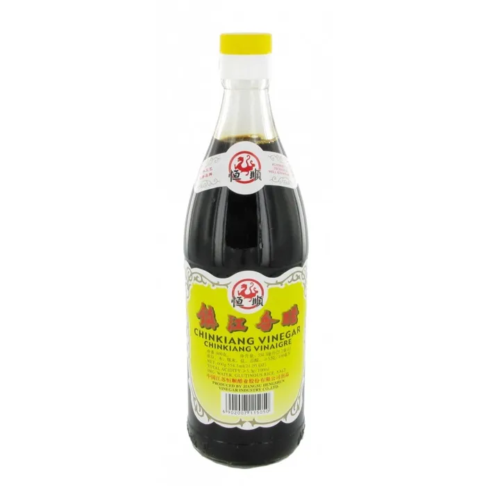 vinaigre de riz noir chinkiang 550ml