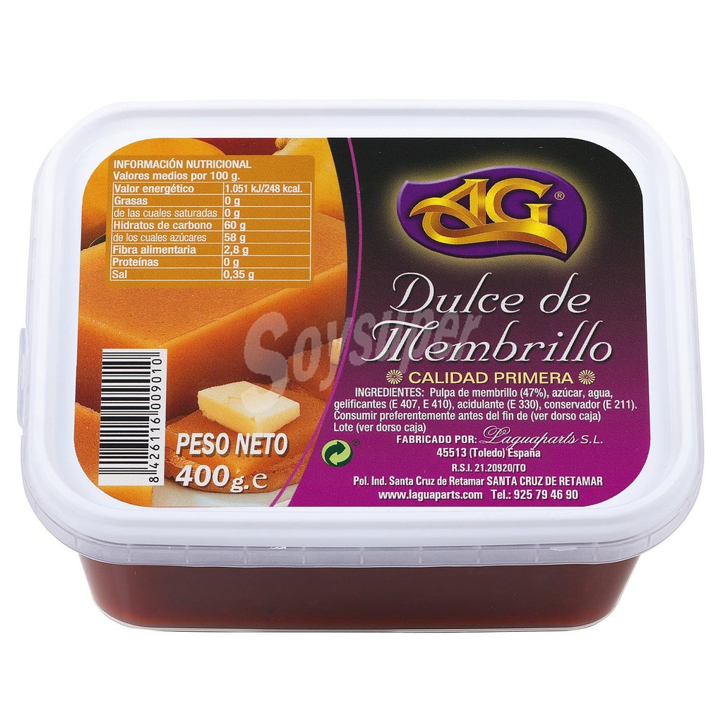 dulce de membrillo 400g