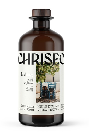[MO-COHUIOLIDOU500] huile d'olive extra vierge Douce 500ml Chriseo
