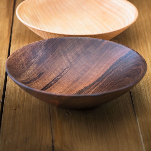 [MO-AGBOLEVANOYFREPCE] bol évasé Noyer ou Frêne Ø20 - H6cm