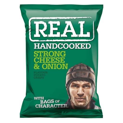 [MO-SICHICHEONI35G] chips cheese & onion 35g (vert) Real Crisps