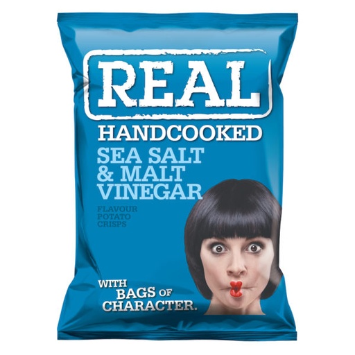 [MO-SICHISALVIN35RC] chips salt & vinegar 35g (bleu) Real Crisps