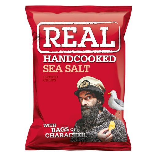 [MO-SICHISEASAL35GRC] chips sea salt 35g (rouge) Real Crisps