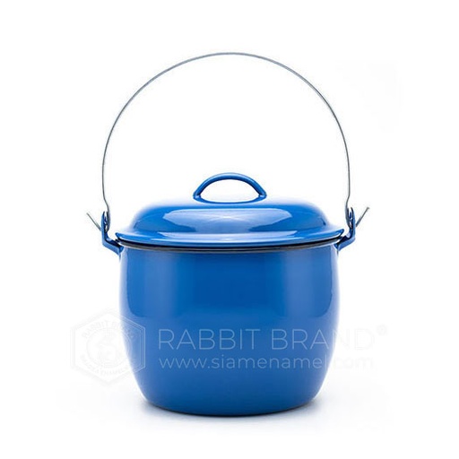 [MO-FACOCBLEANSE26CM] cocotte bleu émaillée a/ anse 26cm