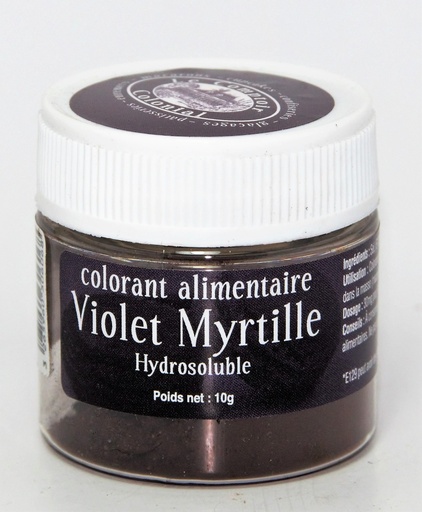 [DP-CCCOLHYDVIOLET10G] colorant hydrosoluble violet myrtille 10g