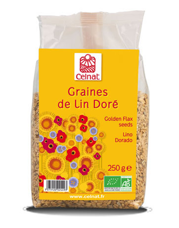 [MO-HVGRALINDOR250] graines de lin doré bio 250g