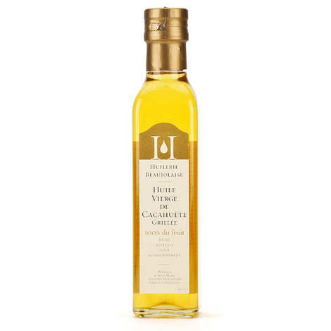 [MO-HBHUICACGRI25CL] huile vierge de cacahuète grillée 25cl HB