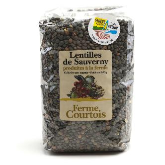 [MO-BRLENVGRTA500] lentilles vertes Sauvergny GRTA 500g