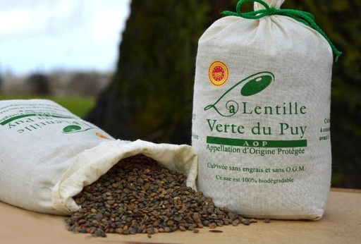 [MO-ALLENVERPUY500] lentilles vertes du Puy 500g