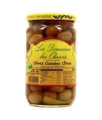 [MO-BEOLIVERCASCIT720] olives vertes cassées citron 720ml