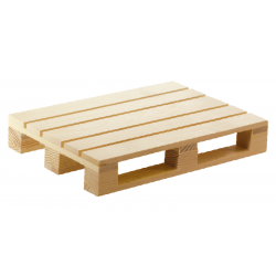 [DP-B109B] palette bois 30x20xH3cm moyen format