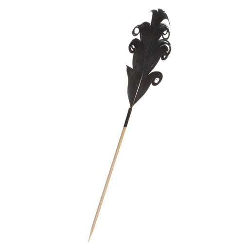 [MO-PIC125JN] pic frisé noir 9cm (100pc)