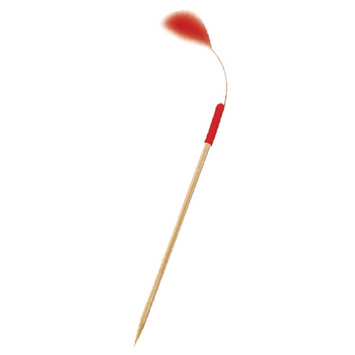 [MO-PIC125R] pic plume rouge 9cm (100pc)