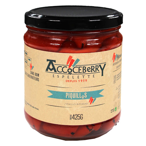 [MO-ACPIQ445] piquillos entiers 425g Accoceberry