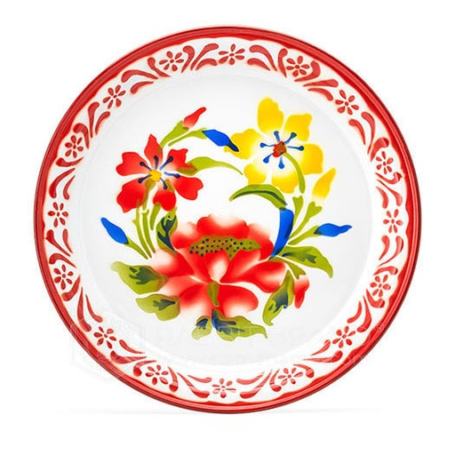 [MO-FAPLAMET41CM] plateau métal émaillé 40cm