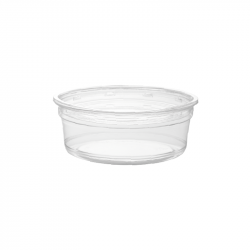 [MO-PET003] pot rond plastique transparent 280ml