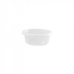 [MO-PP004] pot rond plastique transparent 60ml