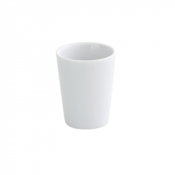 [MO-PO206BL] verrine porcelaine blanc 5xh6cm - 50ml